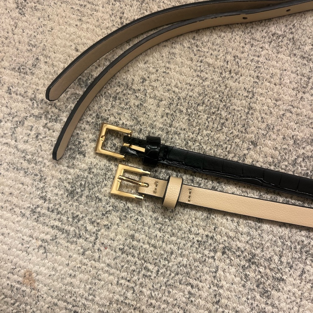 Black and Tan Leather Belts